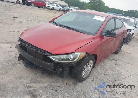 2017 Hyundai Elantra Se из США, поврежденный, VIN 5NPD74LF5HH106415